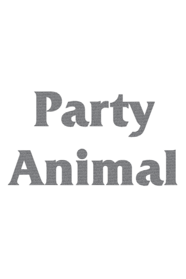 "Party Animal" Embroidered Cap