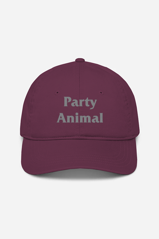 "Party Animal" Embroidered Cap