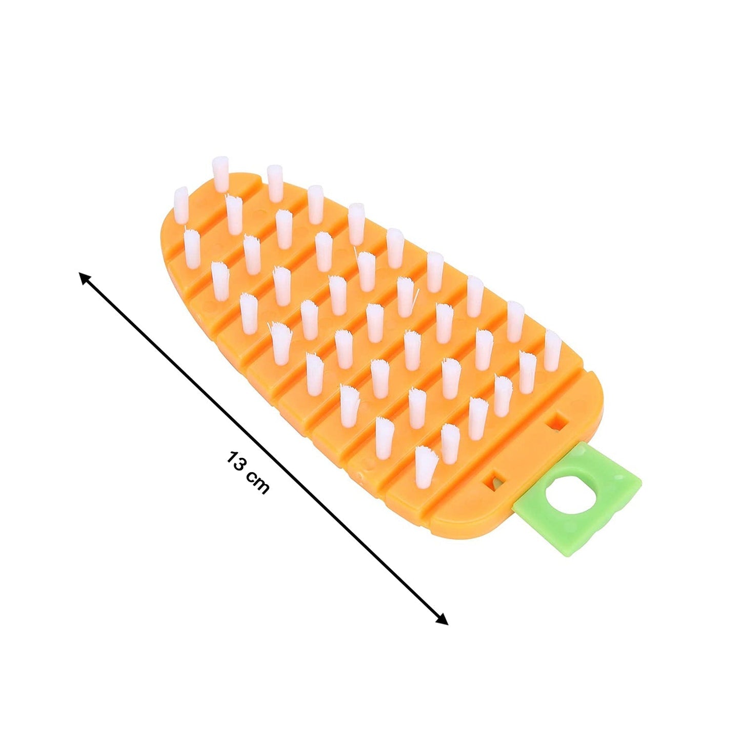 Vegetable Scrubbing Brush, Vegetable Scrubber Non‑Toxic Fruit Brush Carrot Shape Vegetable Brush for Potato for Vegetable