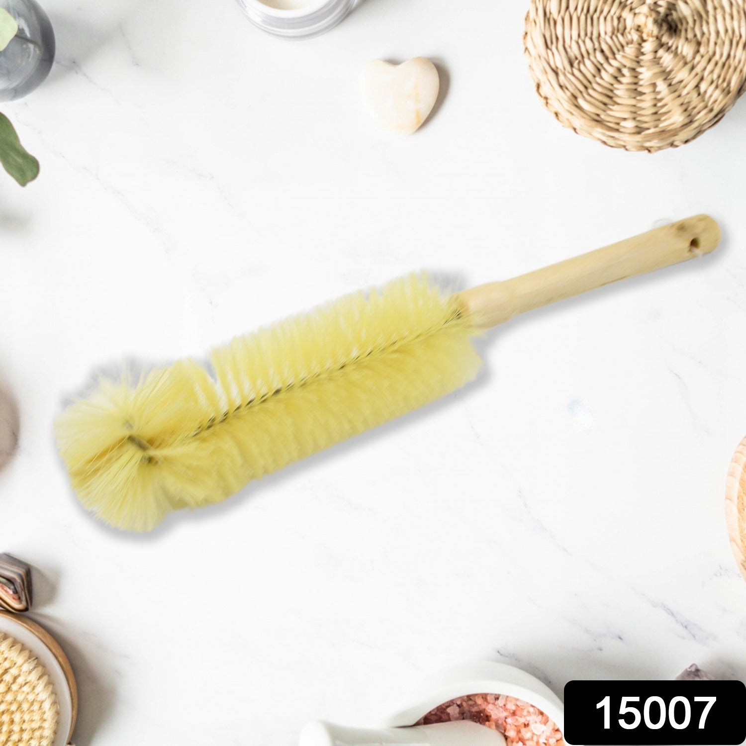 Bristle Brush with Wood Handle