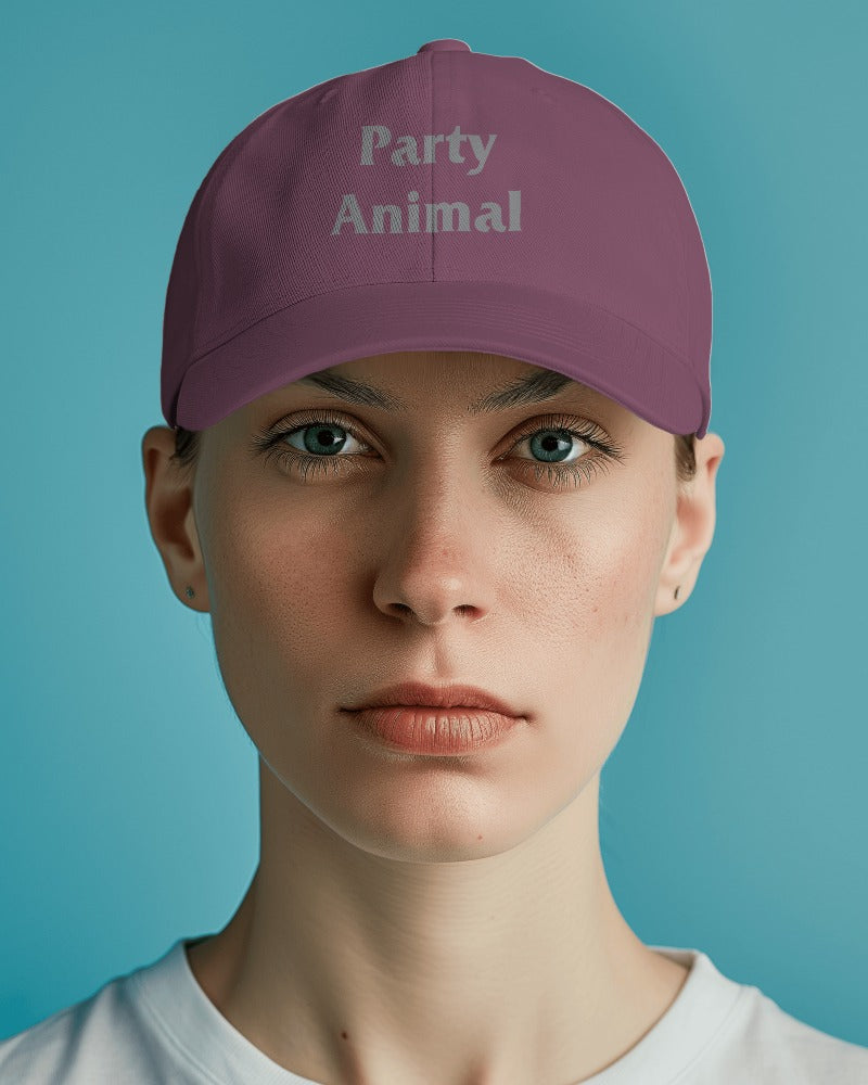 "Party Animal" Embroidered Cap
