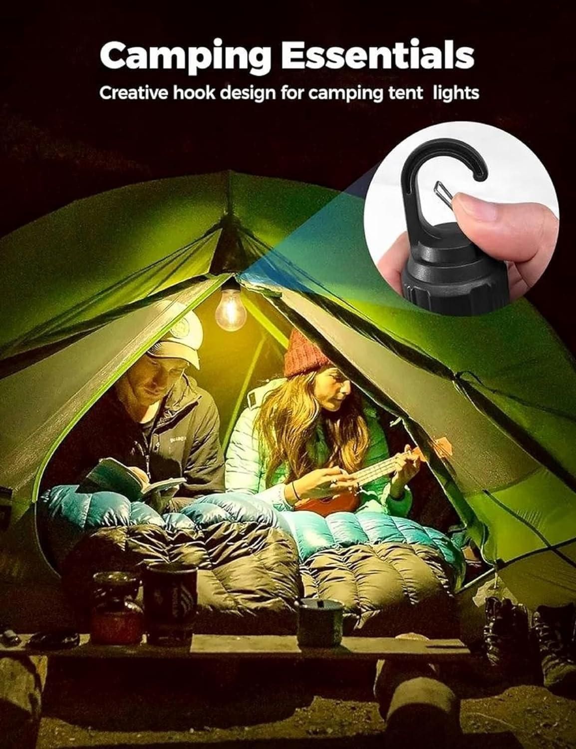 Decorative Rechargeable Hanging Bulb (Pack of 2)