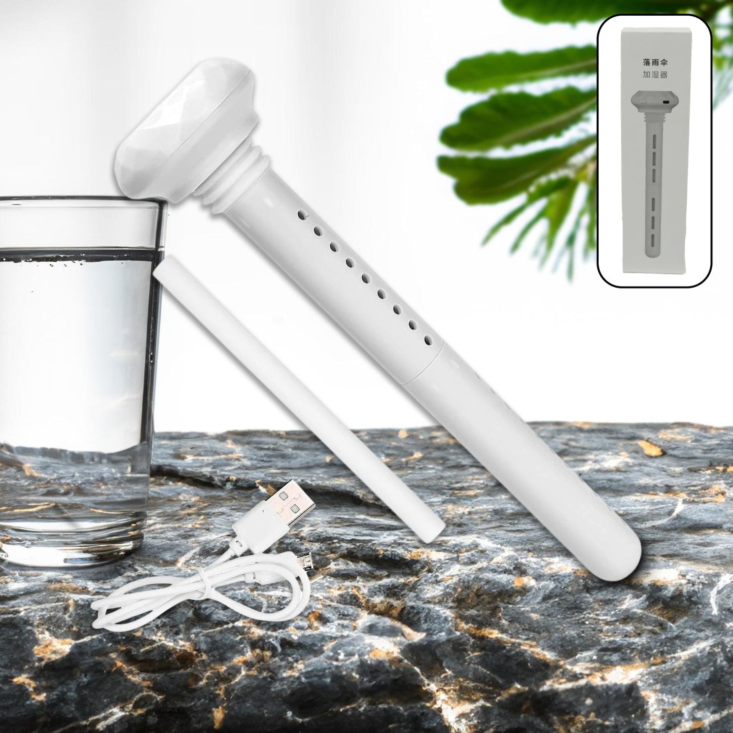 Mini Portable Humidifier for Car, Personal USB Powered Bedroom Quiet Humidified Ultrasonic Cool Mist Humidifier Plants, Car, Travel, Office, Hotel (1 Pc)