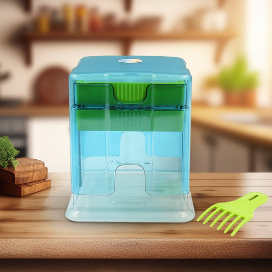 2 in 1 Potato Chipser / Slicer French Fries Maker Finger Chips | Plastic | Two Blades Finger Chips Cutter for Kitchen Accessory Vegetable Fruit Slicer (1 Pc)