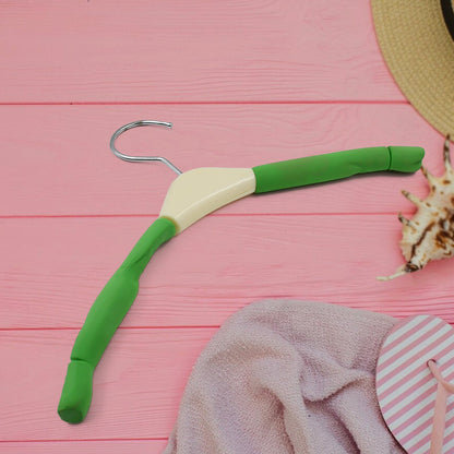 Solid Sponge Hanger Non-Slip Hanger Home No Trace Clothes Hanging Pants Clip Clothing Store Hangers, Clothes Hanger for Closet Wedding Dress Women, Men, Children Clothing (1 Pc )