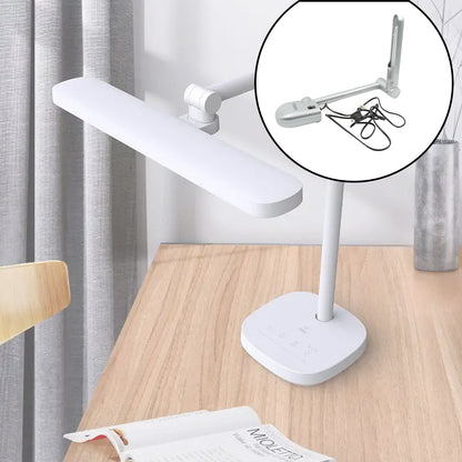 Multifunctional LED Desk Lamp Dimmable Office Lamp Children’s Student Desk Lamp Reading Lamp White Eye-Caring Desk Light, Energy Saving Desk Lamp Table Lamp - Study Desk Lamp (1 Pc)