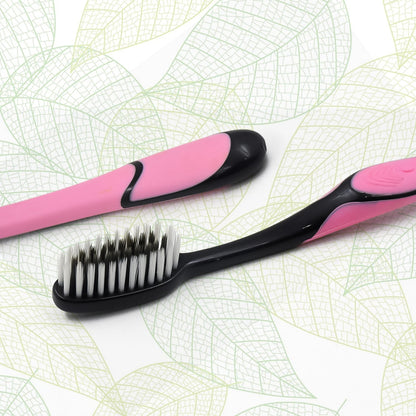 Soft Toothbrush With Plastic Round Box for Men and Women, Kids, Adults Plastic Toothbrush (10 pcs Set / Mix Color)