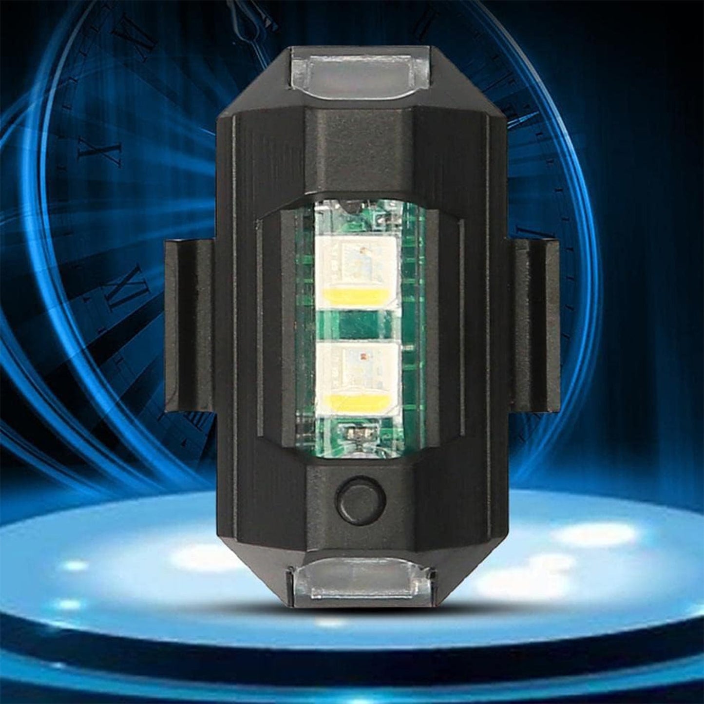 Mini LED Strobe Lights, Waterproof Lights, Lightweight RGB LED Lights Drone Strobe Lights Veicle Anti-Collision Strobe Light Bike Motocycle Lights USB Recharge Multi-colors