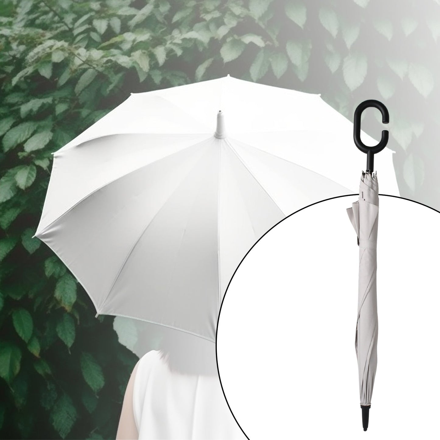 8551 Umbrella Summer Sun and Rain Protection Foldable Cute Umbrella & C-Shaped Handle || UV Protection Rain Sun Umbrella || Travel Accessories || Umbrella for Children, Girls, and Boys (1 Pc / Mix Color)
