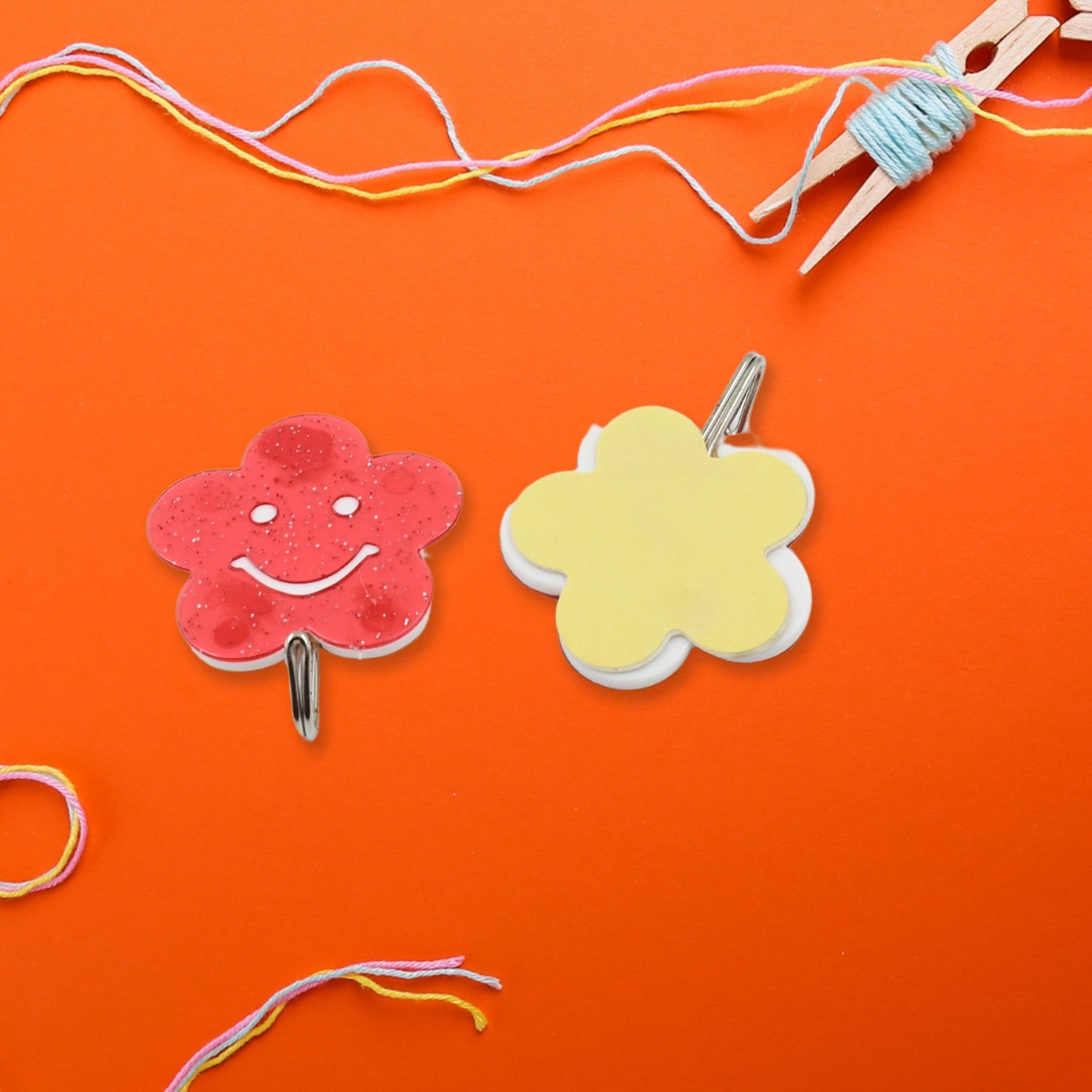 Multipurpose Strong Hook Self-Adhesive hooks for wall Heavy Duty Hook, Sticky Hook Household For Home, Decorative Hooks, Bathroom & All Type Wall Use Hook, Suitable for Bathroom, Kitchen, Office