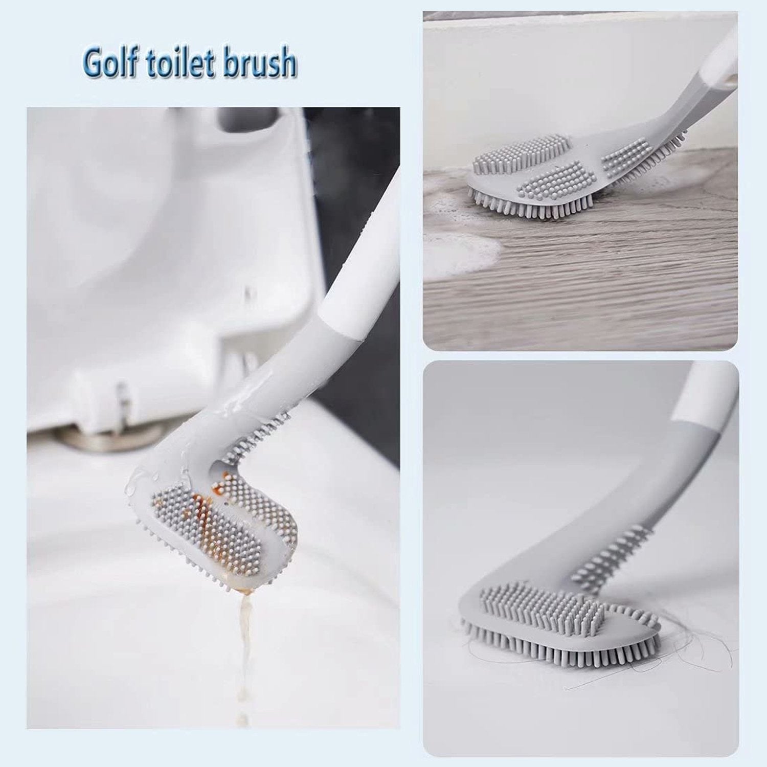 6059 Golf Toilet Cleaner Brush & Magic Sticker Holder