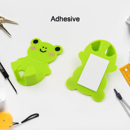 Plastic Adhesive Cable Plug Hook Bathroom Power Plug Socket Holder for office, home and restaurant use 2 pc Set