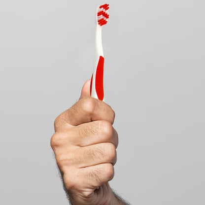 Soft Toothbrush With Plastic Round Box for Men and Women, Kids, Adults Plastic Toothbrush (10 pcs Set)