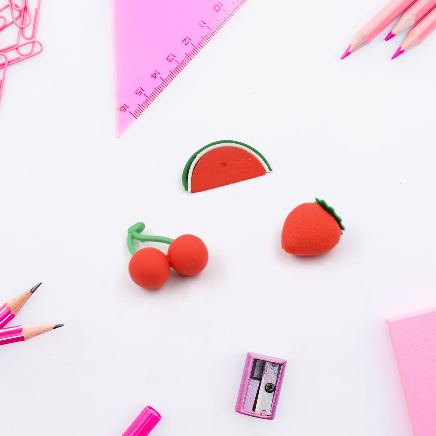 3D Mix Design Fancy & Stylish Colorful Erasers, Mini Eraser Creative Cute Novelty Eraser for Children Different Designs Eraser Set for Return Gift, Birthday Party, School Prize (1 Set)