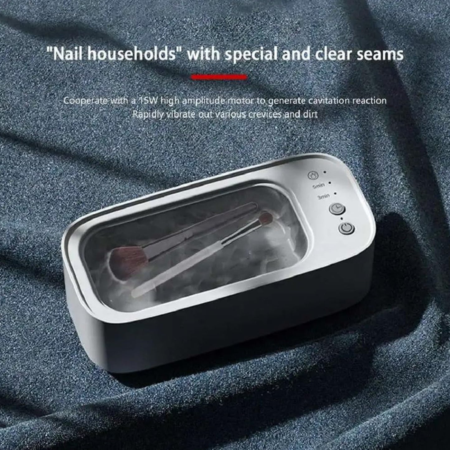 Ultrasonic Jewelry, Cleaner, Ultrasonic Cleaning Machine, Portable Jewelry Cleaning Machine for Jewelry, Ring, Silver, Retainer, Glasses, Watches, Coins, High Frequency Vibration Machine google/ optical cleaner machine (USB Operated)