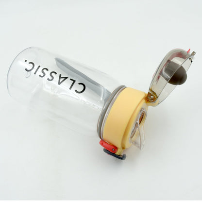 Outdoor Sport Plastic water bottle 350ml leak proof BPA-free for travel cold and hot water Plastic water bottle with daily water intake for gym and children, Home, Travel, Office Use (350ml)