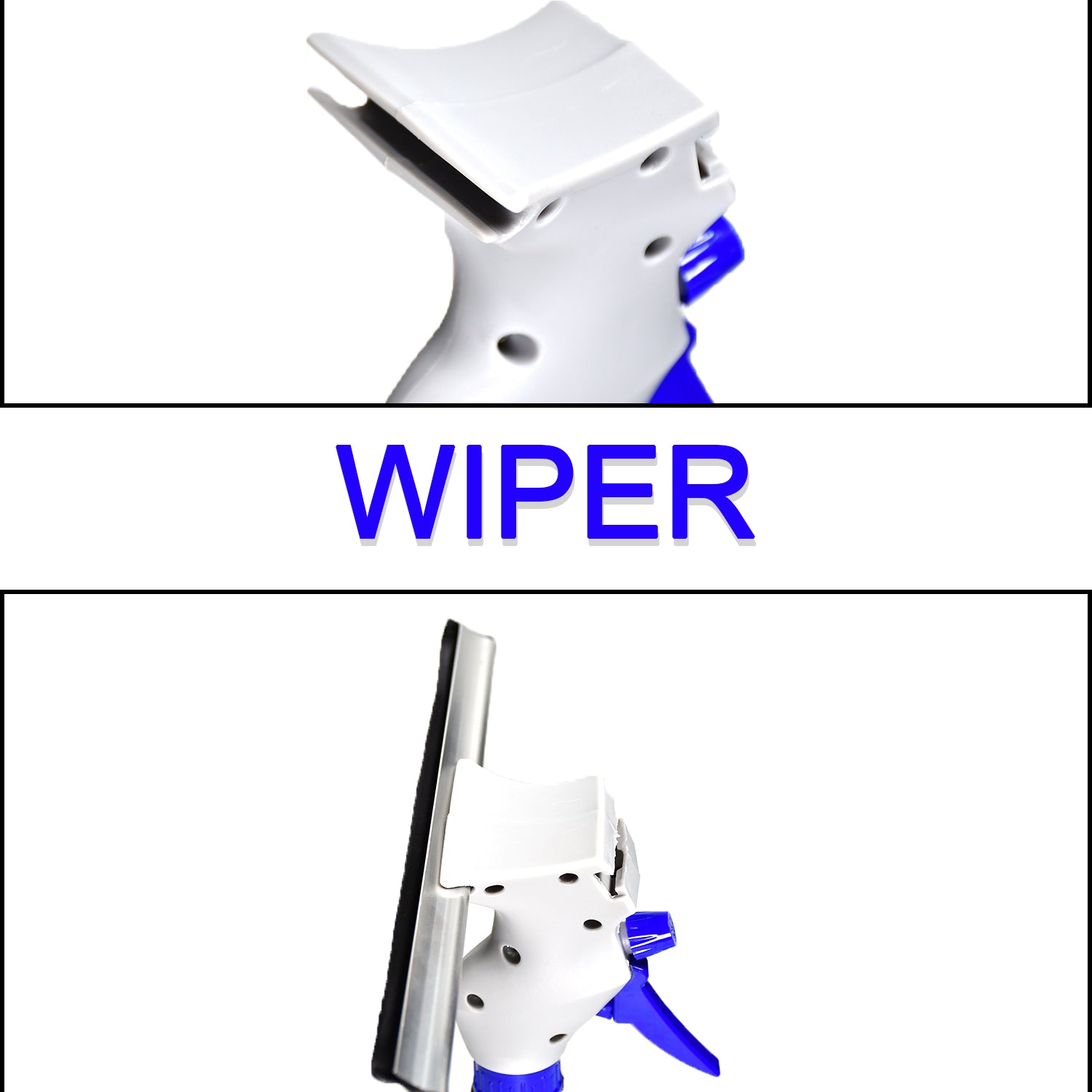 4946 Plastic Easy Glass Cleaner 3 in 1 Spray Type Cleaning Brush, Pack of 1