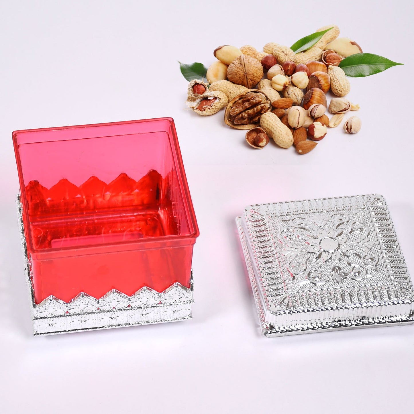 7129 RUBY DRYFRUIT STORAGE CONTAINER ATTRACTIVE DESIGN BOX FOR HOME , GIFTING & KITCHEN USE