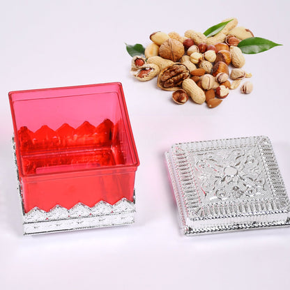 7129 RUBY DRYFRUIT STORAGE CONTAINER ATTRACTIVE DESIGN BOX FOR HOME , GIFTING & KITCHEN USE