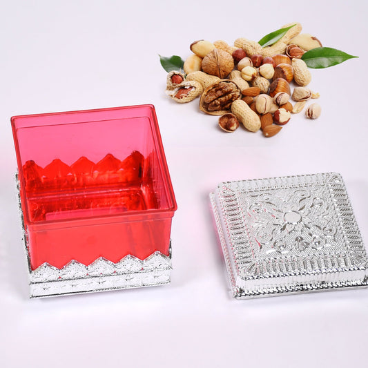 7129 RUBY DRYFRUIT STORAGE CONTAINER ATTRACTIVE DESIGN BOX FOR HOME , GIFTING & KITCHEN USE