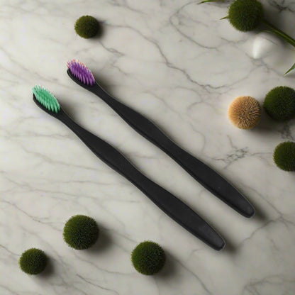 Soft Toothbrush With Plastic Round Box for Men and Women, Kids, Adults Plastic Toothbrush (15 pcs Set / Mix Color)