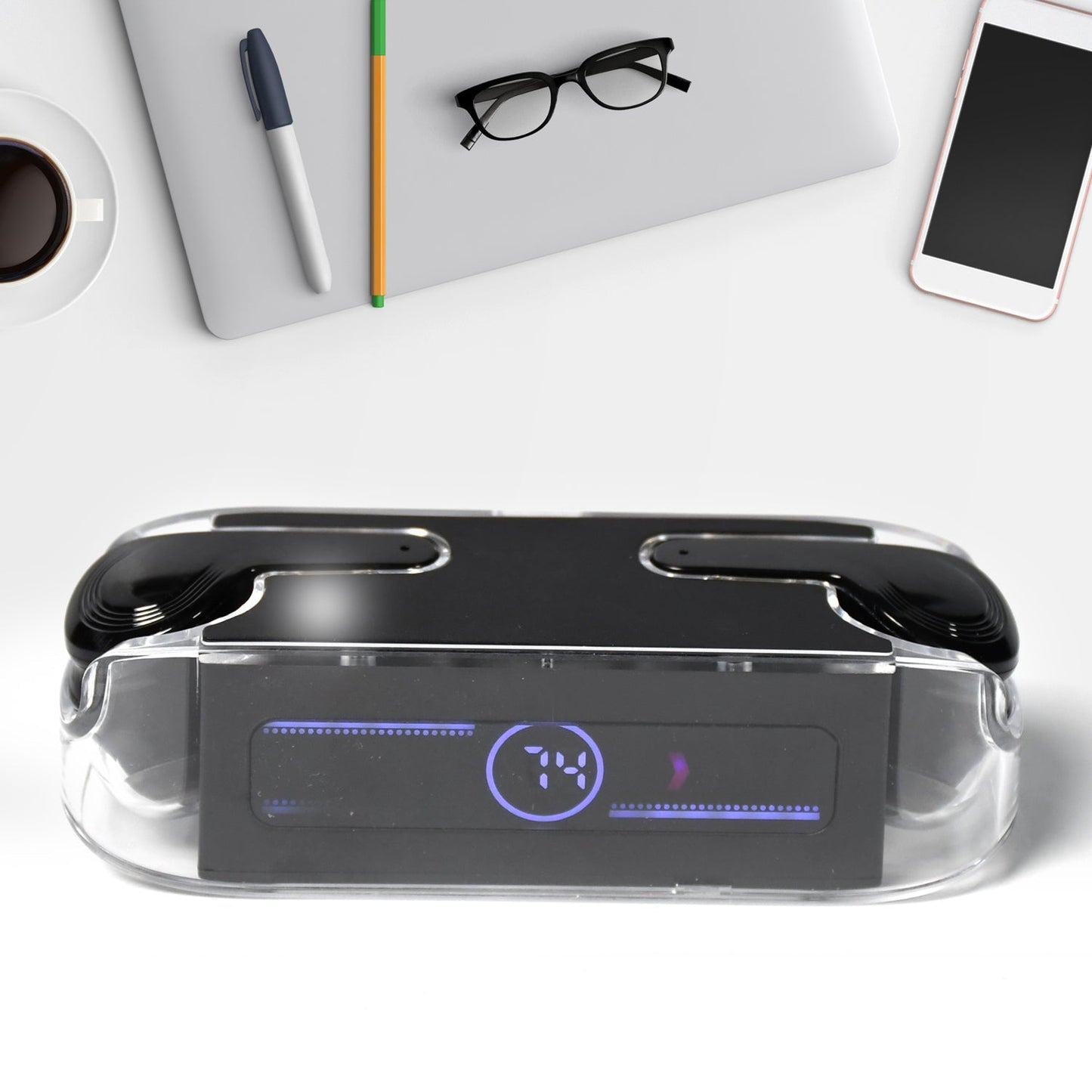 6705 Earphones, with touch control, Black Bluetooth M12 Max Wireless Technology Stereo Sound made with High-end Material