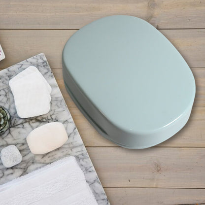 Soap Container, Soap Box Household Kitchen and Bathroom Can Use PP Material Drain Box, Soap Dish, for Bathroom Shower Home Outdoor Camping (1 Pc)