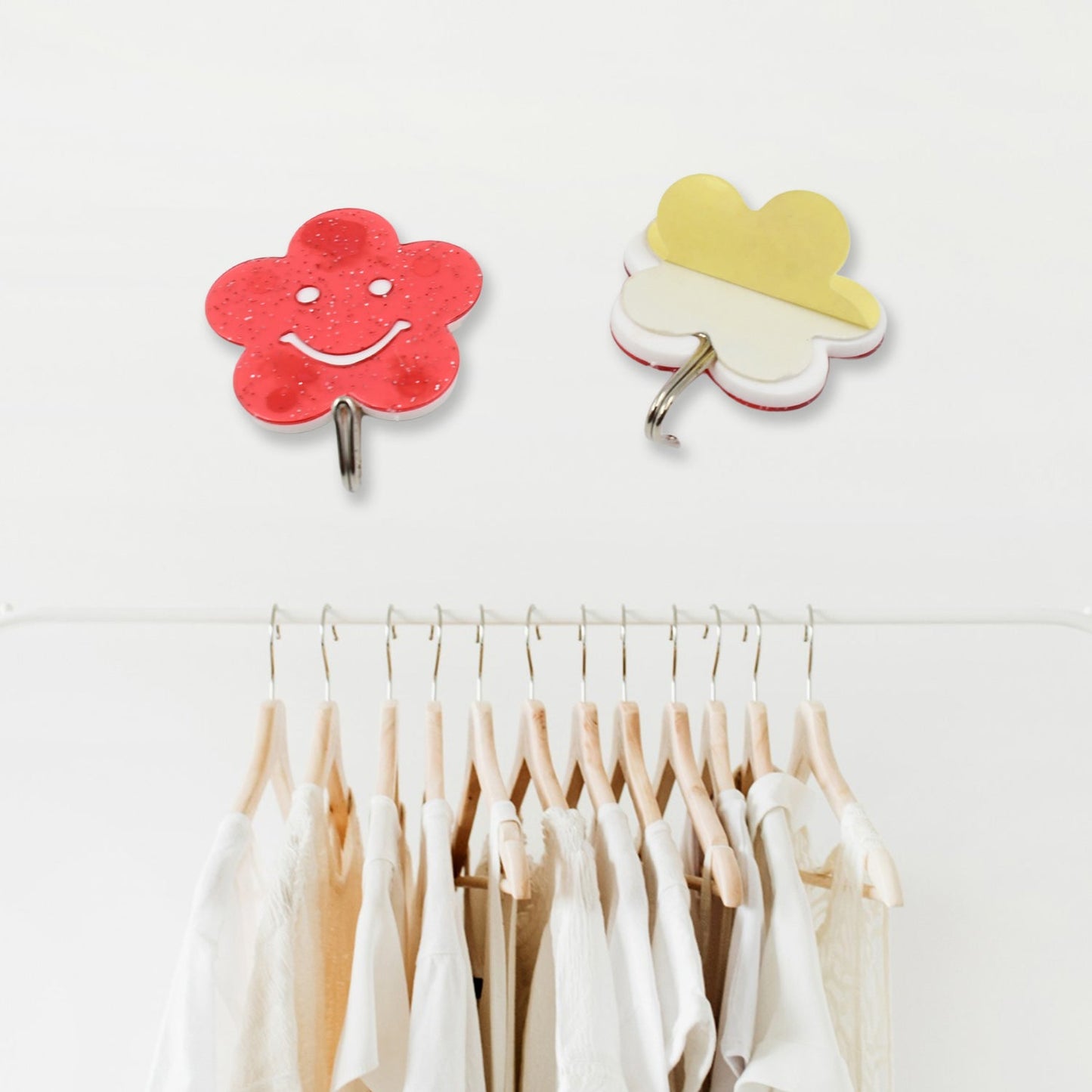 Multipurpose Strong Hook Self-Adhesive hooks for wall Heavy Duty Hook, Sticky Hook Household For Home, Decorative Hooks, Bathroom & All Type Wall Use Hook, Suitable for Bathroom, Kitchen, Office