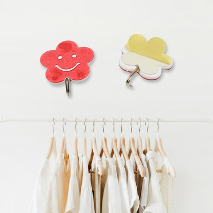 Multipurpose Strong Hook Self-Adhesive hooks for wall Heavy Duty Hook, Sticky Hook Household For Home, Decorative Hooks, Bathroom & All Type Wall Use Hook, Suitable for Bathroom, Kitchen, Office