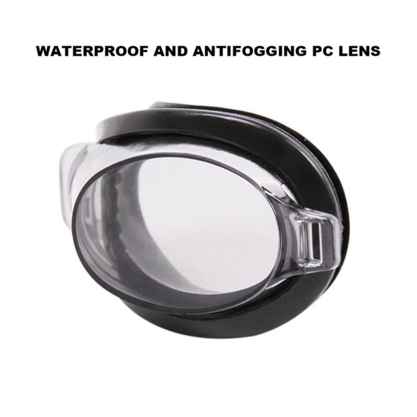 0399 Swimming Goggles With Ear And Nose Plug Adjustable Clear Vision Anti-Fog Waterproof
