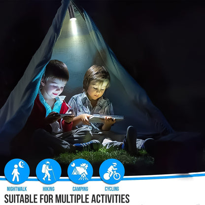 Portable Mini Torch, Super-Bright Mini 3 LED Bulb Pocket Torches - Small Keyring Torch Flashlight for Camping, Hiking, DIY, Travelling, Outdoors and More 3 Battery operated (Battery not included / 1 pc / Mix Color )