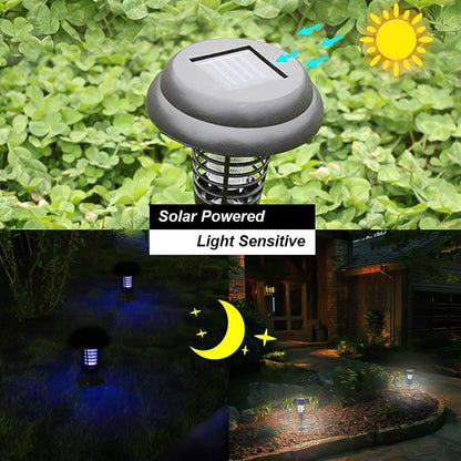 Garden Lighting UV LED Solar Powered LED Mosquito Trap / Bug Zapper (1 Pc)