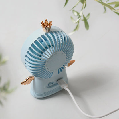 Cute Electric Mini Handheld Fan, Portable USB Rechargeable Mini Fan for Home, Office, Travel and Outdoor Use (1 Pc)