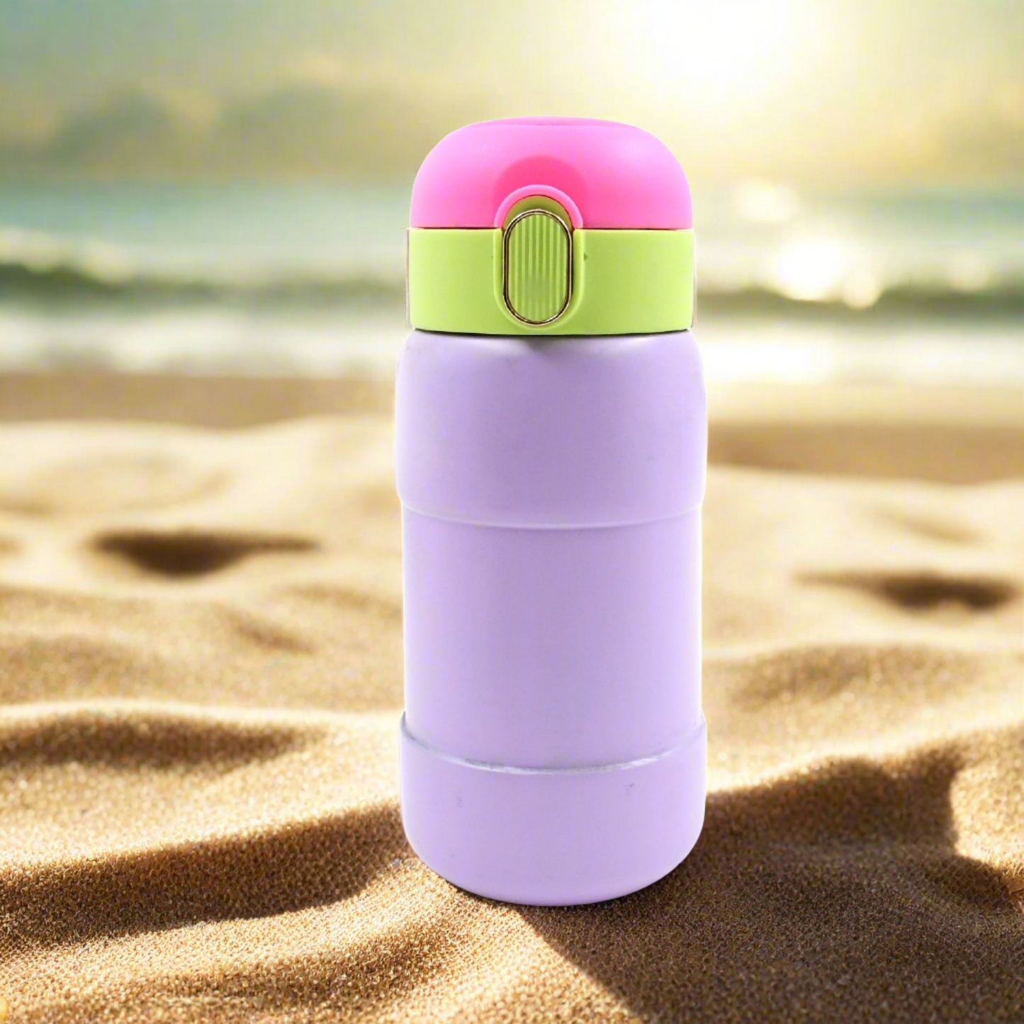 Duck Stainless Steel Water Bottle 400 ML (1 Pc / Mix Design)