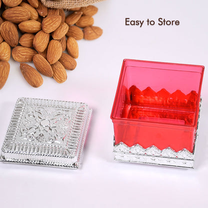 7129 RUBY DRYFRUIT STORAGE CONTAINER ATTRACTIVE DESIGN BOX FOR HOME , GIFTING & KITCHEN USE