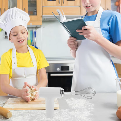 Wireless Hand Mixer, Charging Handheld 2pc portable Whisk Mini High Power Beater Baking Hand Held Mixer, Portable Kitchen Blender.