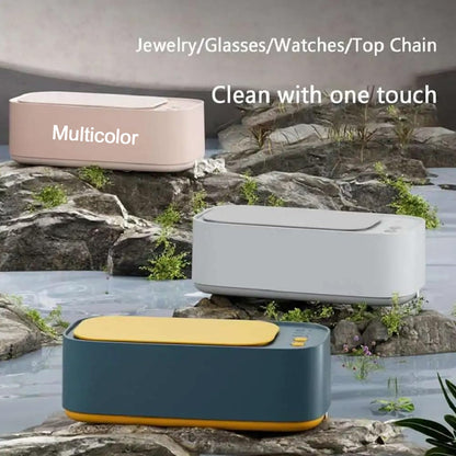 Ultrasonic Jewelry, Cleaner, Ultrasonic Cleaning Machine, Portable Jewelry Cleaning Machine for Jewelry, Ring, Silver, Retainer, Glasses, Watches, Coins, High Frequency Vibration Machine google/ optical cleaner machine (USB Operated)