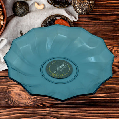 Flower Shape Plastic Dinner / Fruit Plate / Tray / Snacks / Breakfast Plate friendly Plastic Plate for Kids Party Supplies Birthday Holiday Party Dinnerware Supplies (1 Pc)