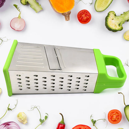Miracle 5 In 1 Multifunctional Stainless Steel, Cheese Grater With Handle Stainless Steel Material Food Grater For Carrot, Cheese, Panner, Lemon or orange Peel and other Vegetable & Fruit