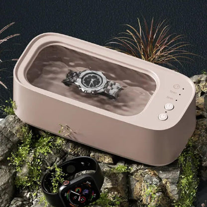 Ultrasonic Jewelry, Cleaner, Ultrasonic Cleaning Machine, Portable Jewelry Cleaning Machine for Jewelry, Ring, Silver, Retainer, Glasses, Watches, Coins, High Frequency Vibration Machine google/ optical cleaner machine (USB Operated)