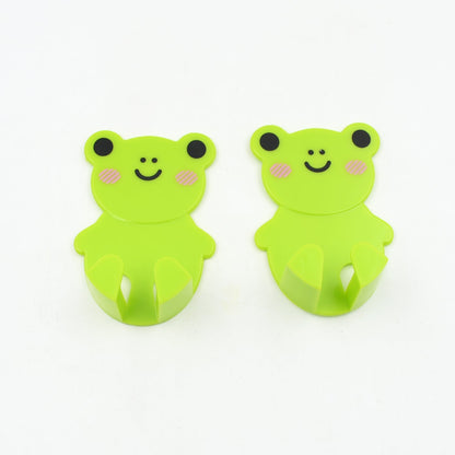 Plastic Adhesive Cable Plug Hook Bathroom Power Plug Socket Holder for office, home and restaurant use 2 pc Set