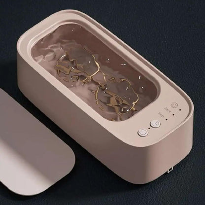 Ultrasonic Jewelry, Cleaner, Ultrasonic Cleaning Machine, Portable Jewelry Cleaning Machine for Jewelry, Ring, Silver, Retainer, Glasses, Watches, Coins, High Frequency Vibration Machine google/ optical cleaner machine (USB Operated)