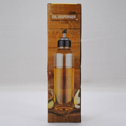 2346 Oil Dispenser Transparent Plastic Oil Bottle | 1 Liter