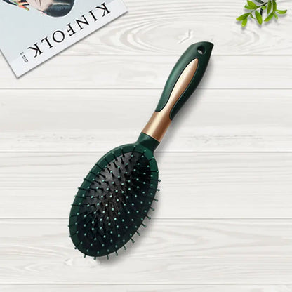 Massage Comb, Air Cushion Massage Hair Brush Ergonomic Matt Disappointment for Straight Curly Hair Cushion Curly Hair Comb for All Hair Types, Home Salon DIY Hairdressing Tool (1 Pc)