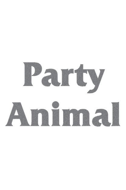 "Party Animal" Embroidered Cap