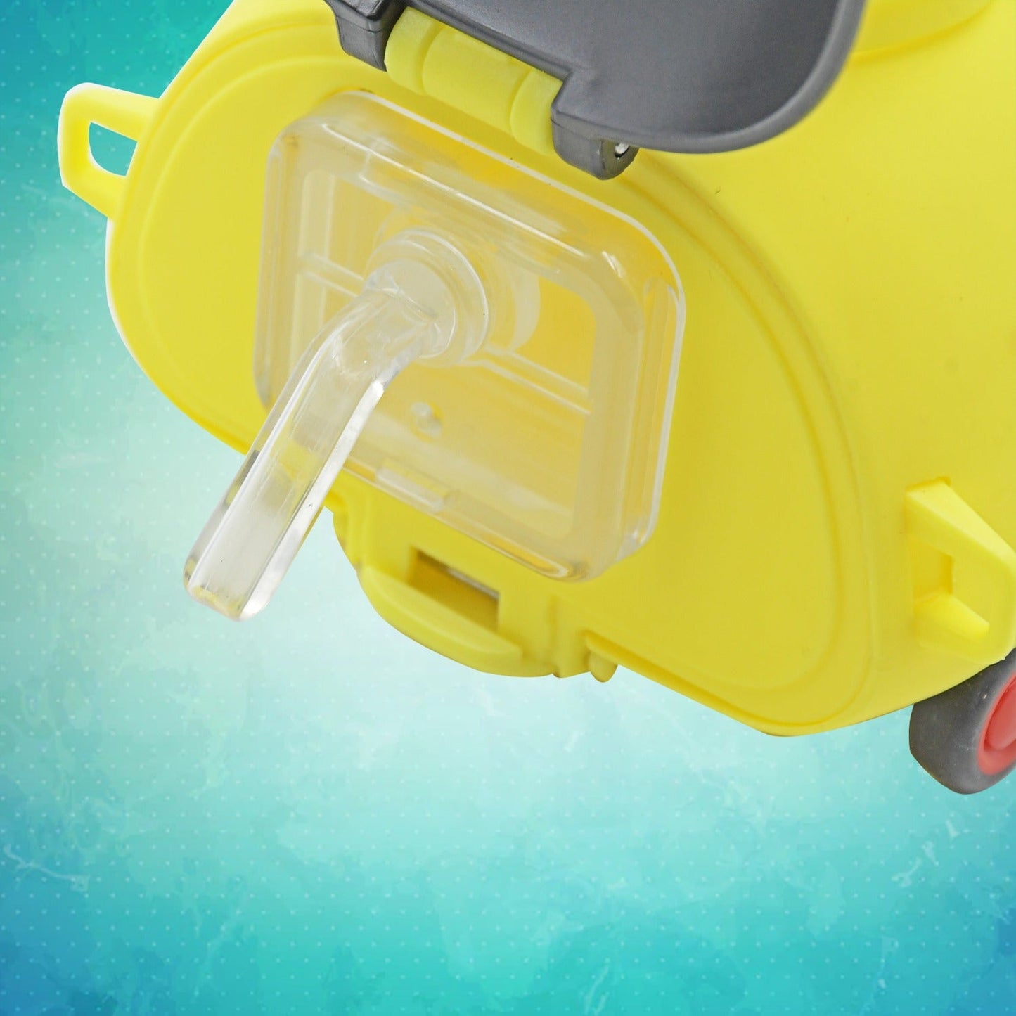 Cute Plastic Bug Shape Water Bottle with adjustable shoulder strap, 4 wheel & Straw, portable drinking cup Water Bottle For Kids | Water Bottle | Return Gift For Kids | Water Bottle With Straw | School Kinds Water Bottle (1 Pc)