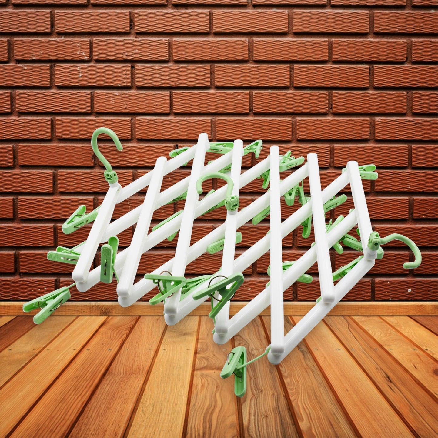 Big Adjustable Clothes Hanger, Windproof Tumble Dryer, Extendable, Socks Washing Liner, Plastic Drying Rack, Sock Hanger, Foldable Hanger, Underwear Dryer with 29 Clips