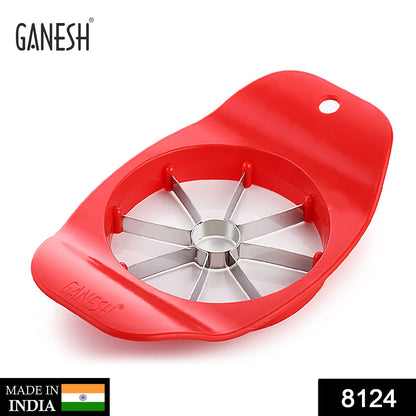 8124 Ganesh Plastic & Stainless Steel Apple cutter (colors may vary)