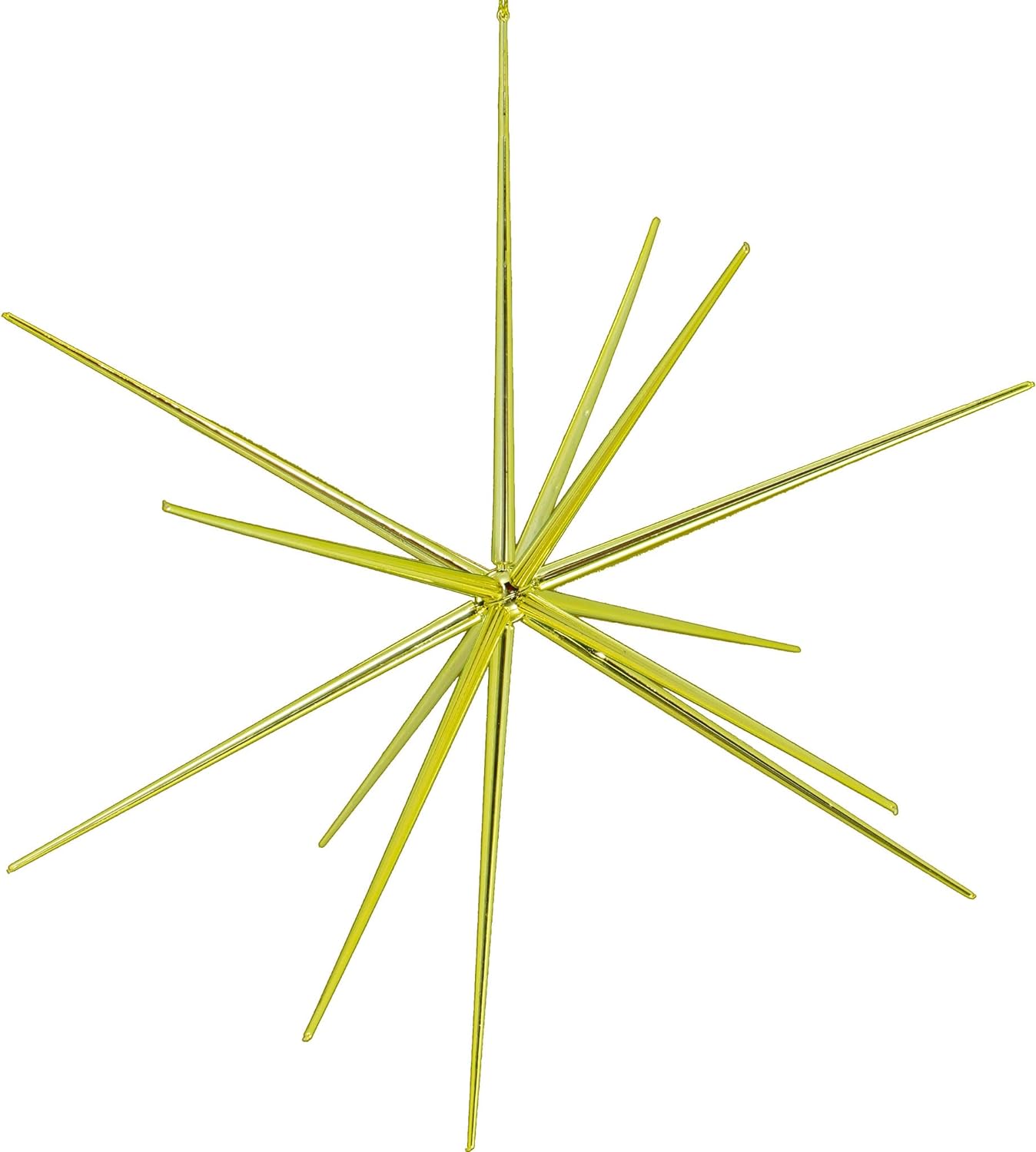 3D Gold Star Hanging Decoration Star, Acrylic Look Hanging Luminous Star for Windows, Home, Garden Festive Embellishments for Holiday Parties Weddings Birthday Home Decoration (Big)