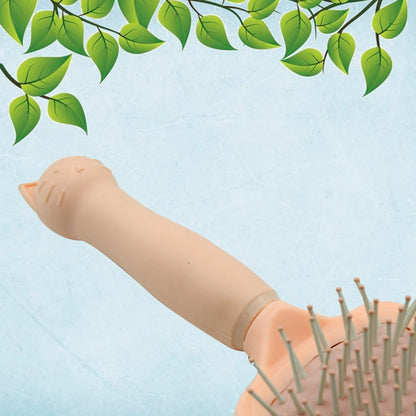 Massage Comb, Massage Hair Brush Ergonomic Matt Disappointment for Straight Curly Hair Cushion Curly Hair Comb For Detangling Professional Comb For Men And Women for All Hair Types, Home Salon DIY Hairdressing Tool (1 Pc / 24 Cm)